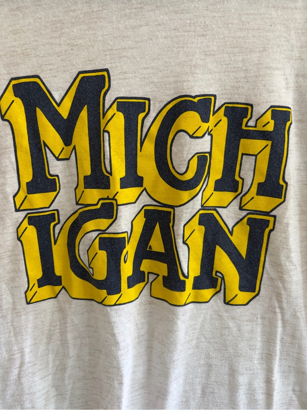 University of Michigan American Apparel T-shirt XS EUC